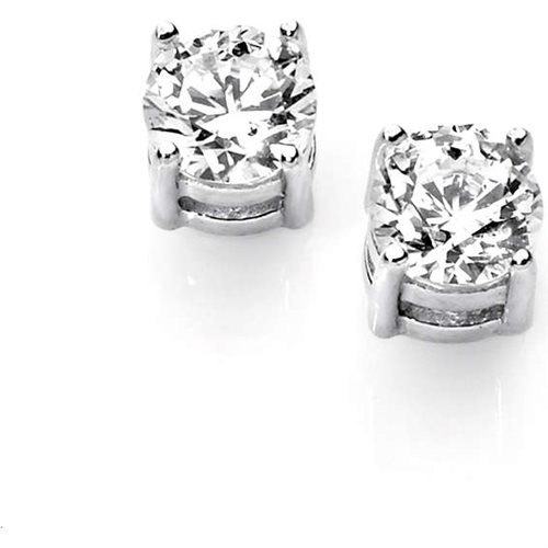 Orecchini Ambrosia Donna in Oro bianco Zirconia AOZ161 - AOZ161